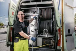 Saugbaggerarbeiten mit moderner Technik